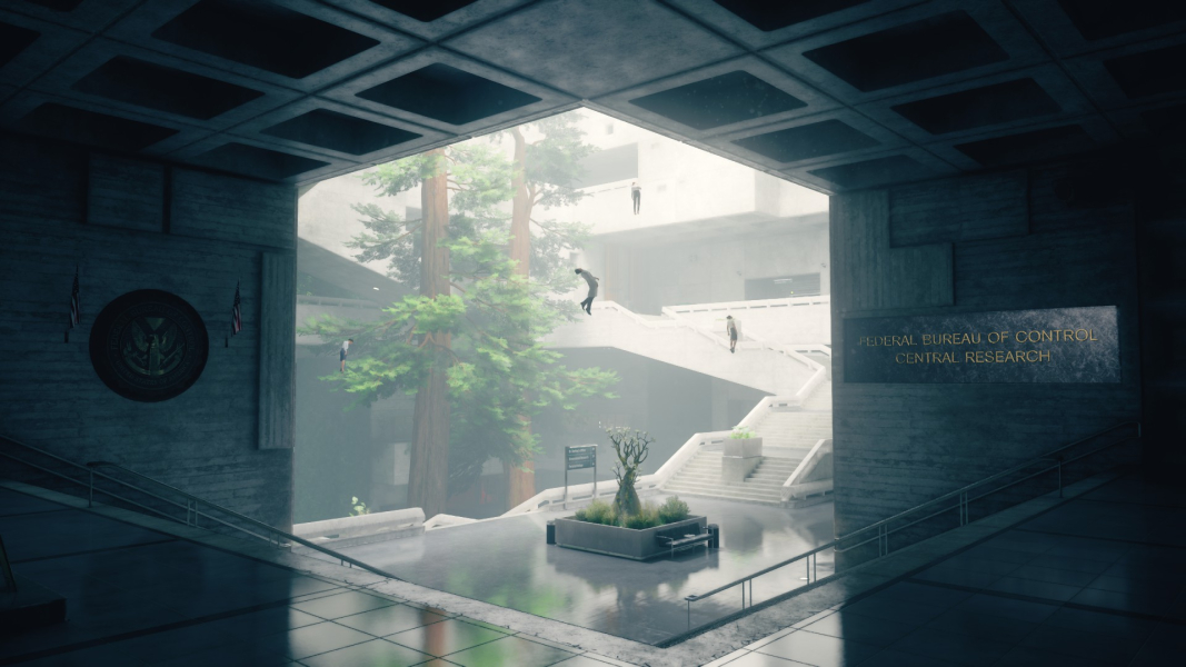 Entering Central Research from the Sector Elevator.