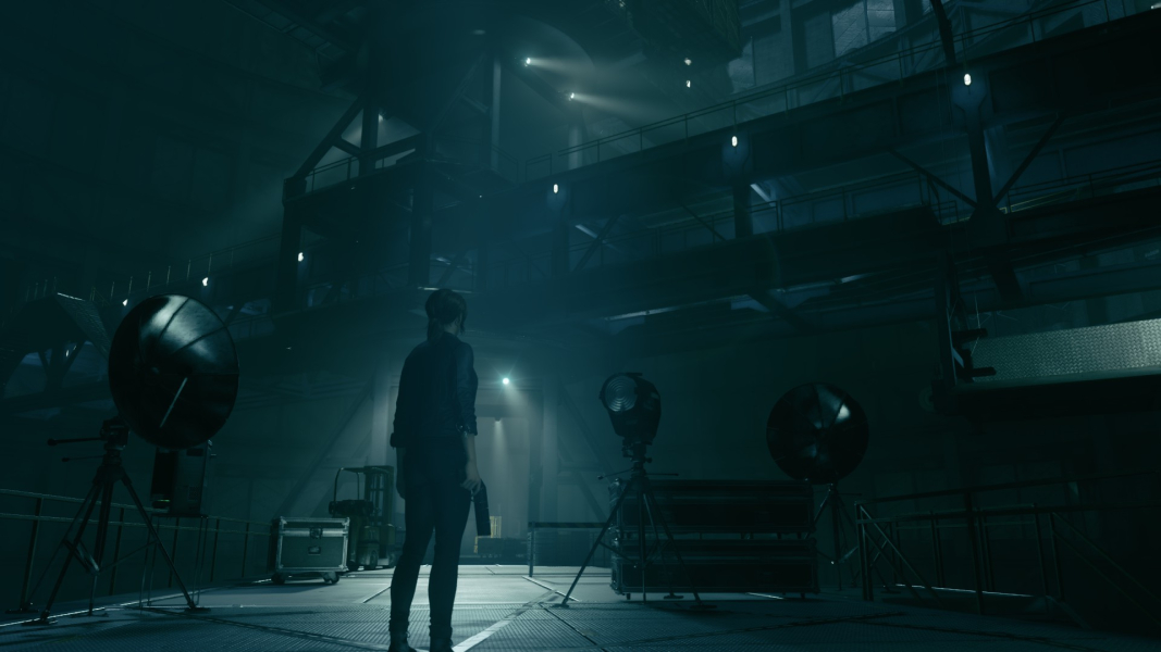 Jesse stands at the entrance of the Panopticon.