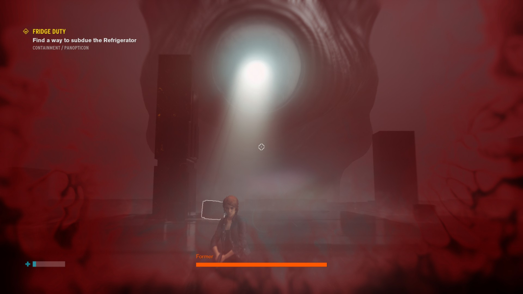 Boss fight against Former.