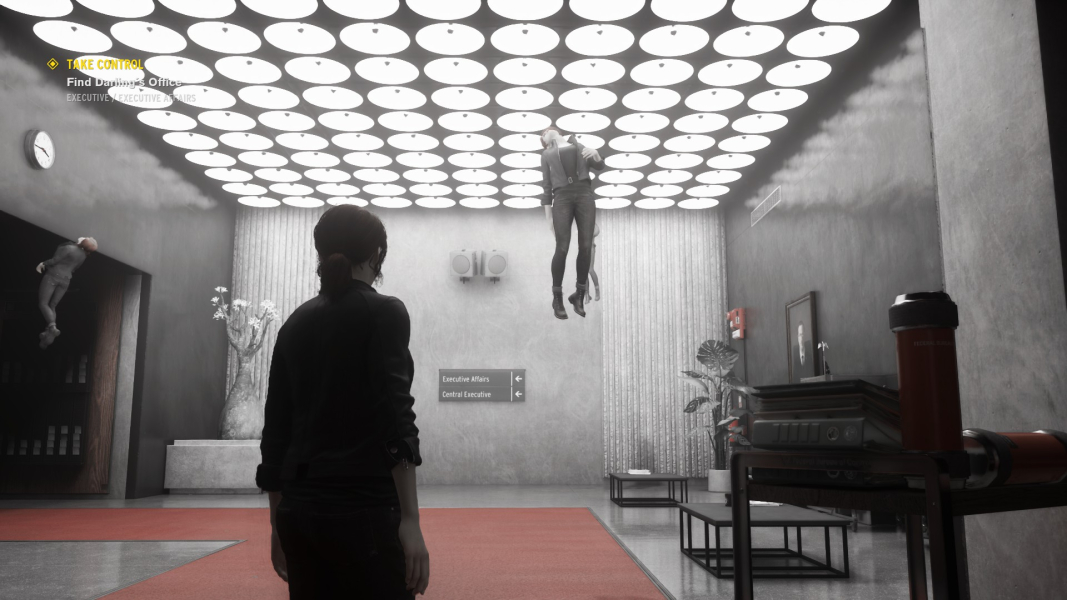 Copies of Jesse float in Central Executive.