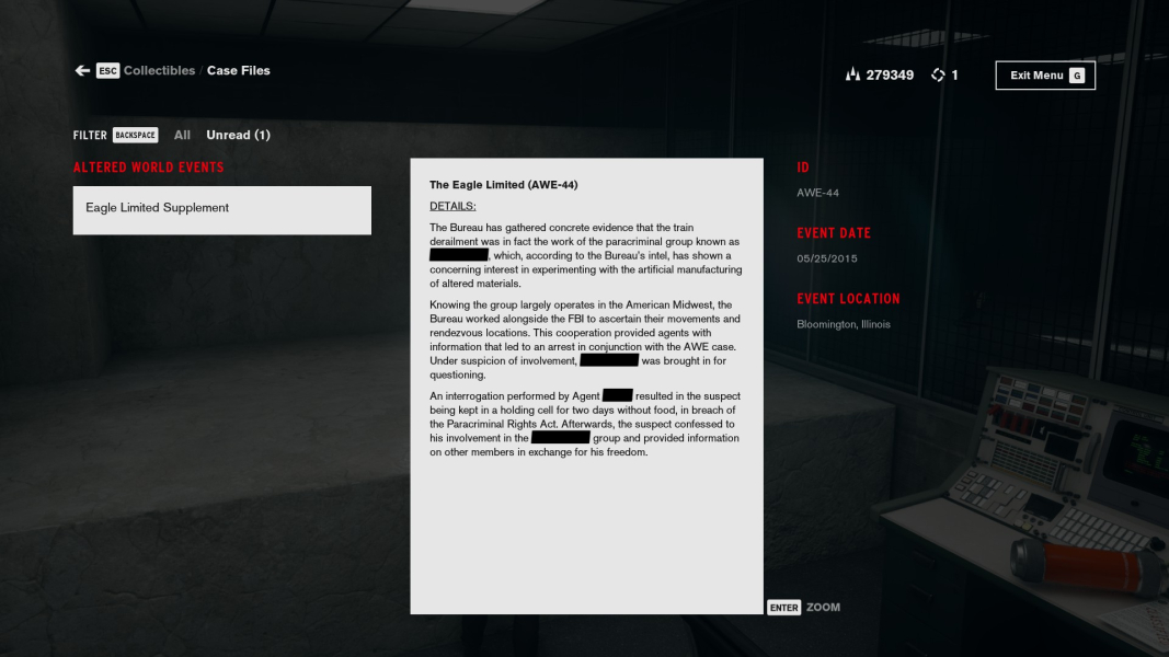 The Eagle Limited case file.