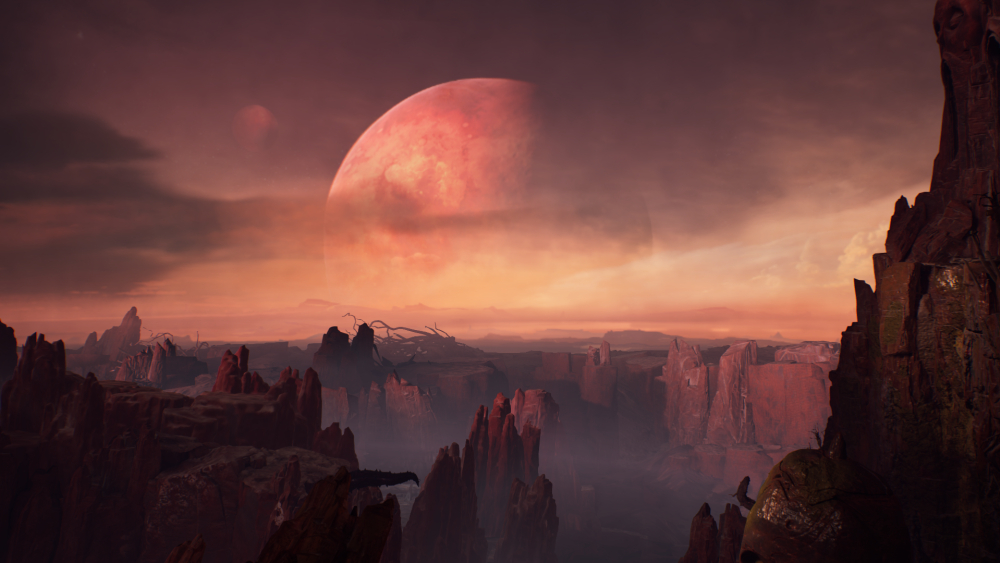 The landscape of Dathomir.