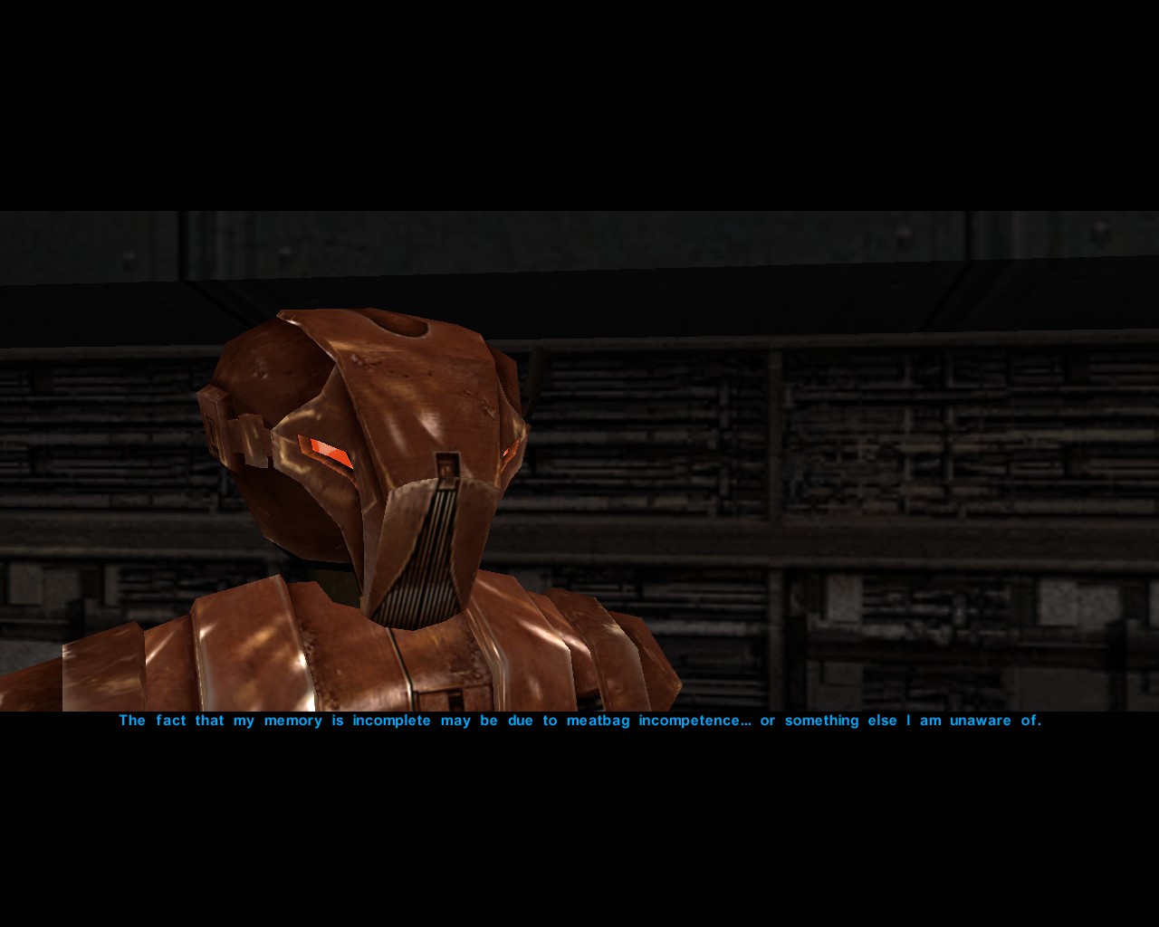 A conversation wtih HK-47.