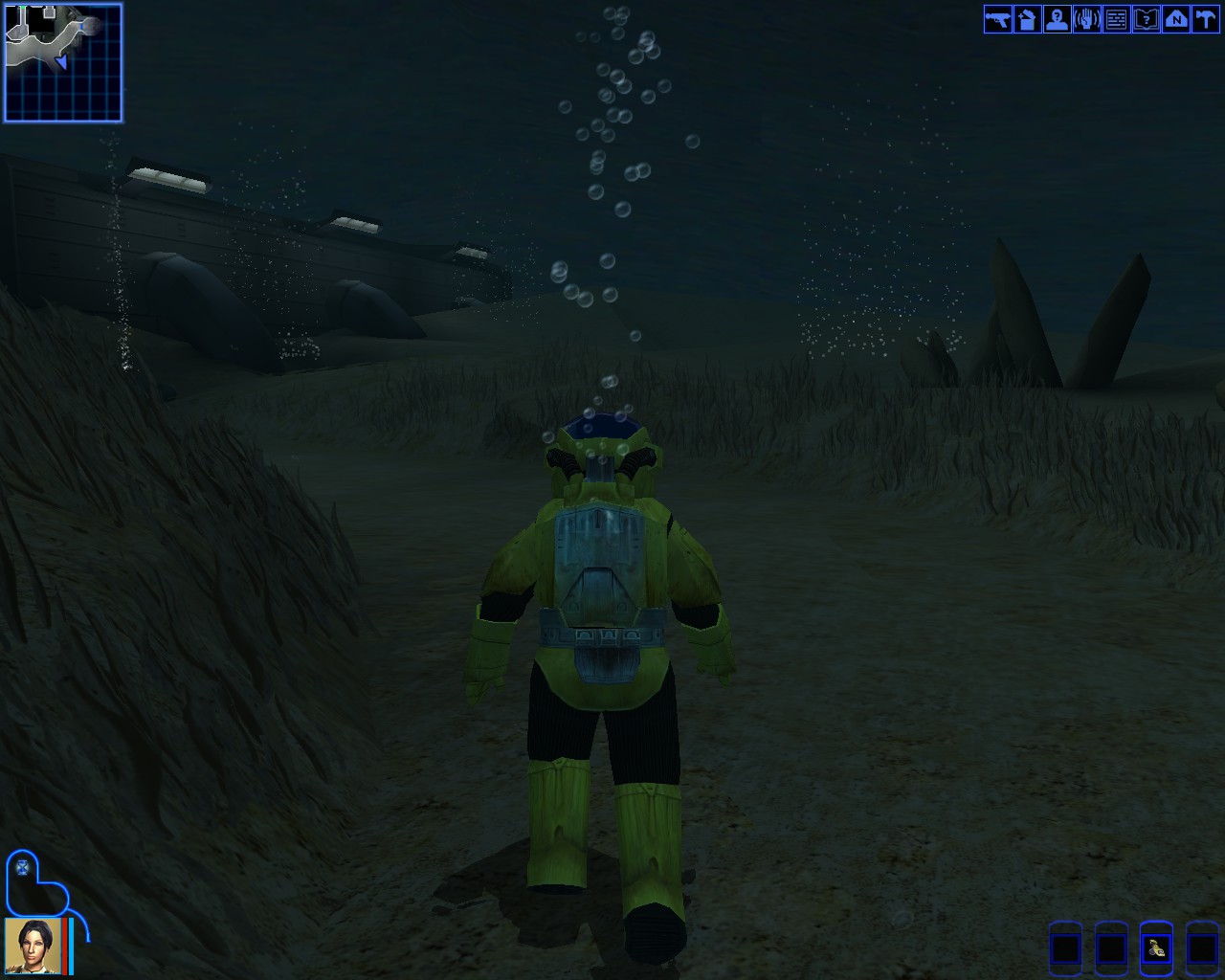 The sea floor of Manaan.